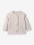 Baby fleece cardigan - CYRILLUS organic cotton pale pink - vertbaudet enfant 