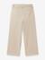 Girl's wide-leg trousers CYRILLUS sandy beige - vertbaudet enfant 
