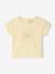 Printed T-Shirt in Organic Cotton for Babies pastel yellow - vertbaudet enfant 