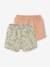 Pack of 2 lightweight fleece shorts for newborns clay beige - vertbaudet enfant 