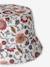 Floral Print Bucket Hat for Girls ecru - vertbaudet enfant 