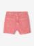 Girls' shorts with patch pockets rose+vanilla - vertbaudet enfant 