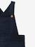 Linen and cotton baby dungaree shorts CYRILLUS navy blue - vertbaudet enfant 