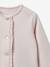 Baby fleece cardigan - CYRILLUS organic cotton pale pink - vertbaudet enfant 