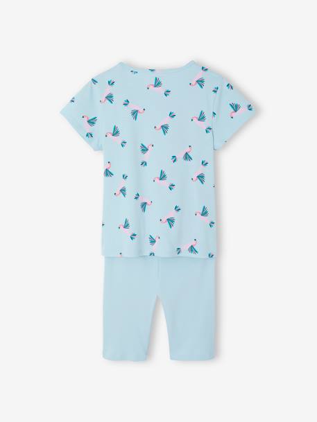 Pack of 2 Pyjamas for Girls, Cycling turquoise - vertbaudet enfant 