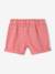 Girls' shorts with patch pockets rose+vanilla - vertbaudet enfant 