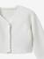 Cardigan court fille - coton biologique- collection fêtes et mariages écru - vertbaudet enfant 