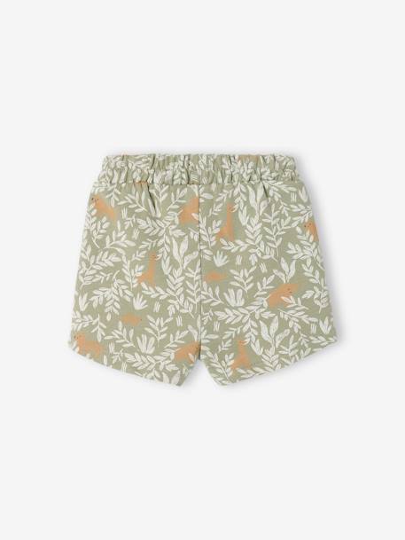 Pack of 2 lightweight fleece shorts for newborns clay beige - vertbaudet enfant 