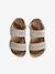 Sandales scratchées effet crochet enfant beige - vertbaudet enfant 