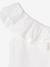 Top with Asymmetrical Frill for Girls coral+ecru+sage green - vertbaudet enfant 