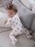 Lot de 3 pyjamas bébé en jersey ouverture zippée BASICS bleu chambray+blush+cappuccino - vertbaudet enfant 