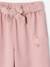 Cropped Wide-Leg Trousers in Tencel®, for Girls rose - vertbaudet enfant 