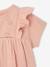 Newborn cotton gauze dress rose - vertbaudet enfant 