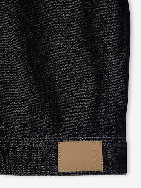 Sleeveless Oversized Denim Jacket for Girls, JONEN denim grey - vertbaudet enfant 
