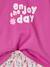 T-shirt and wide-leg trousers set for girls violet - vertbaudet enfant 