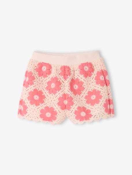Crochet Shorts for Babies ecru - vertbaudet enfant 
