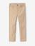 Pantalon garçon esprit chino facile à enfiler beige+marine - vertbaudet enfant 