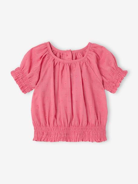 Plumetis Blouse for Babies strawberry - vertbaudet enfant 