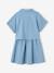Tie-front blouse and skirt set for girls coral+light blue - vertbaudet enfant 