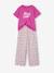 T-shirt and wide-leg trousers set for girls violet - vertbaudet enfant 