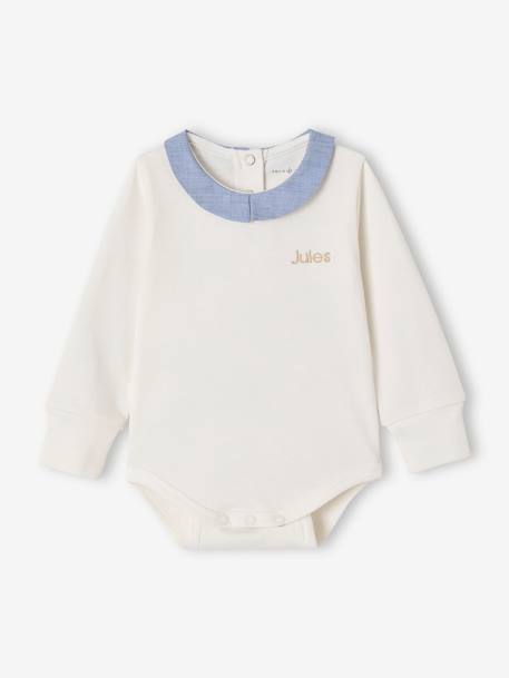 Body naissance évolutif personnalisable écru - vertbaudet enfant 