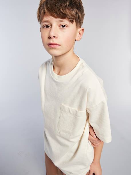 Oversized T-Shirt, JONEN ecru - vertbaudet enfant 