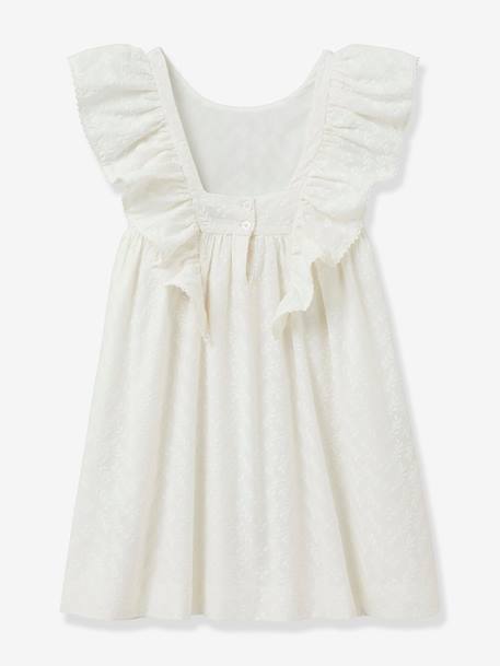 Simone girl's dress - Plume Occasionwear - CYRILLUS ecru - vertbaudet enfant 