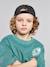 T-Shirt with Front/Back Motif, Faded Effect, JONEN aqua green+ecru - vertbaudet enfant 