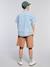 Chemise denim léger manches courtes garçon denim bleached - vertbaudet enfant 