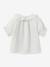 Girl's English embroidery blouse in cotton gauze CYRILLUS ecru - vertbaudet enfant 