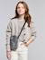 Floral Print Shoulder Bag for Girls printed grey - vertbaudet enfant 