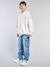 Jean garçon loose battle denim bleached+denim gris - vertbaudet enfant 