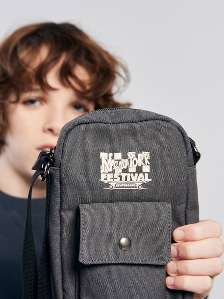 Shoulder Bag for Smartphone anthracite - vertbaudet enfant 