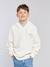 JONEN front/back printed hooded sweatshirt ecru - vertbaudet enfant 