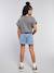Distressed Denim Shorts for Girls, JONEN medium blue - vertbaudet enfant 