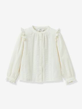 Fille-Chemise fille brodée