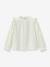 CYRILLUS embroidered girl's shirt ecru - vertbaudet enfant 
