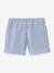 Seersucker skort for girls CYRILLUS striped blue - vertbaudet enfant 