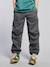 Washed-Effect Parachute Trousers, JONEN anthracite - vertbaudet enfant 