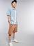 Chemise denim léger manches courtes garçon denim bleached - vertbaudet enfant 