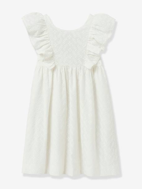 Simone girl's dress - Plume Occasionwear - CYRILLUS ecru - vertbaudet enfant 