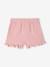 Pack of 2 baby shorts, 1 plain + 1 printed rose - vertbaudet enfant 