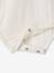 Baby bodysuit with a frilled collar ecru - vertbaudet enfant 