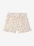 Pack of 2 baby shorts, 1 plain + 1 printed rose - vertbaudet enfant 