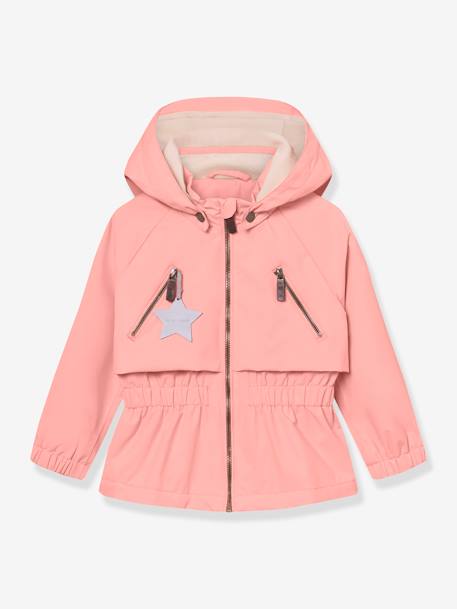 Veste mi-saison imperméable fille avec doublure polaire MATALGEA bois de rose+lilas poudré+rose poudré+vert sauge - vertbaudet enfant 