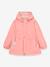 Veste mi-saison imperméable fille MATSILA bois de rose+jaune pastel - vertbaudet enfant 