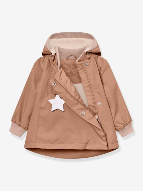 Veste mi-saison bébé fille MATWAI bleu foncé+bleu pâle+bois de rose+brun+jaune+jaune pastel+lilas+marron+rose poudré+sable+vert sauge - vertbaudet enfant 