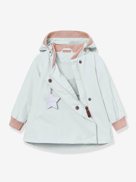 Veste mi-saison bébé fille MATWAI bleu foncé+bleu pâle+bois de rose+brun+jaune+jaune pastel+lilas+marron+rose poudré+sable+vert sauge - vertbaudet enfant 