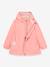 Veste mi-saison imperméable fille MATSILA bois de rose+jaune pastel - vertbaudet enfant 