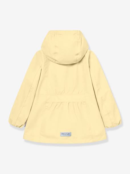 Veste mi-saison imperméable fille MATSILA bois de rose+jaune pastel - vertbaudet enfant 